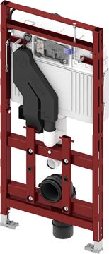 TECE LUX 400 montážní prvek pro WC 112 cm, se splachovací nádržkou
