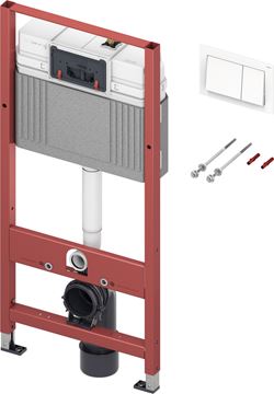TECE BASE montážní prvek pro WC 112 cm, se splachovací nádržkou a s tlačítkem