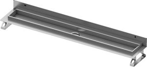 TECE DRAINLINE sprchový žlab 700 mm, ke stěně, bez odtoku, bez roštu, nerez ocel