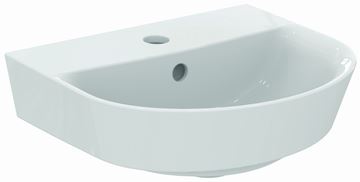 IDEAL STANDARD CONNECT AIR ARC umývátko 40 cm, s otvorem pro baterii a přepadem