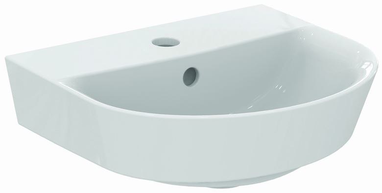 IDEAL STANDARD CONNECT AIR ARC umývátko 40 cm, s otvorem pro baterii a přepadem E070101 Obrázek - Hlavní obrázek