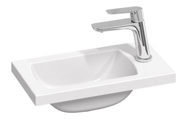 RAVAK CLASSIC II 400 umývátko 40 cm, s otvorem pro baterii, bez přepadu, litý mramor
