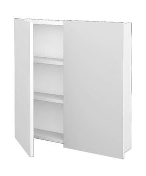 DŘEVOJAS Q GA2 70 zrcadlová skříňka 70x68x14,8 cm, lamino, lesklá bílá 29022 Obrázek - fotka