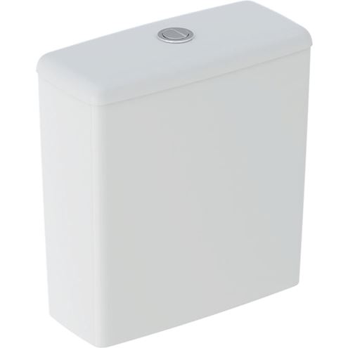GEBERIT SELNOVA SQUARE WC kombi nádržka, boční přívod vody, 2 množství splachování 500.490.01.1 Obrázek - Hlavní obrázek