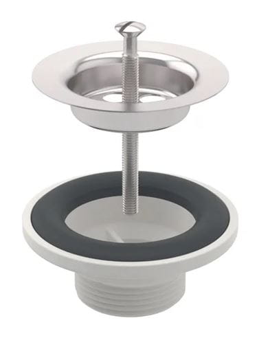 GEBERIT umyvadlová výpust, neuzavíratelná, s přepadem, nerez 241.503.00.1 Obrázek - Hlavní obrázek