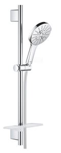 GROHE RAINSHOWER SMARTACTIVE 130 sprchová souprava 4-dílná, ruční sprcha pr. 130 mm, 3 proudy, tyč, hadice, polička, chrom