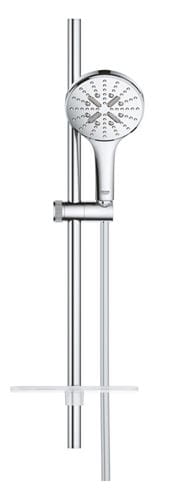 GROHE RAINSHOWER SMARTACTIVE 130 sprchová souprava 4-dílná, ruční sprcha pr. 130 mm, 3 proudy, tyč, hadice, polička, chrom 26546000 Obrázek - fotka