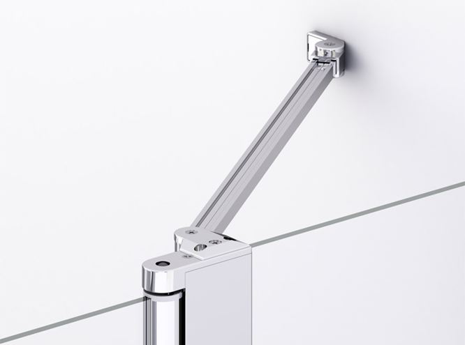RONAL DIVERA D22ERB sprchový kout 90x90 cm, R550, křídlové dveře, sklo, aluchrom/Screen D22ERB55 090 50 87 Obrázek - fotka