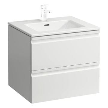 LAUFEN PRO S skříňka s umyvadlem 60x50x54,5 cm, 2 zásuvky, lesklá bílá
