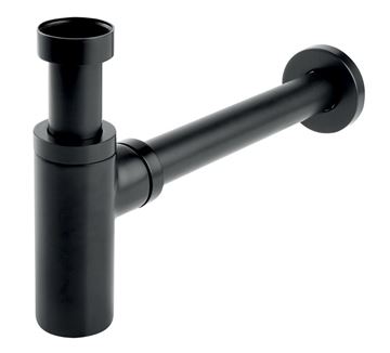 NOVASERVIS designový sifon k umyvadlu DN32, s převlečnou maticí 5/4, černá