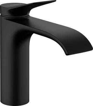 HANSGROHE VIVENIS umyvadlová stojánková baterie, s odtokovou soupravou, EcoSmart, matná černá