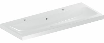 GEBERIT ICON LIGHT umyvadlo 120 cm, se 2 otvory pro baterie a přepadem