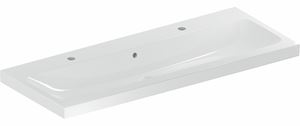 GEBERIT ICON LIGHT umyvadlo 120 cm, se 2 otvory pro baterie a přepadem