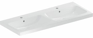 GEBERIT ICON LIGHT dvojumyvadlo 120 cm, se 2 otvory pro baterie a přepadem