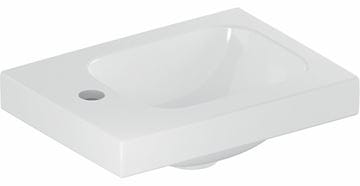 GEBERIT ICON LIGHT umývátko 38 cm, s otvorem pro baterii vpravo, bez přepadu
