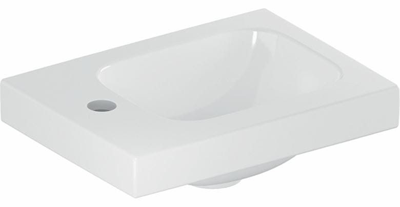 GEBERIT ICON LIGHT umývátko 38 cm, s otvorem pro baterii vpravo, bez přepadu 501.831.00.1 Obrázek - Hlavní obrázek