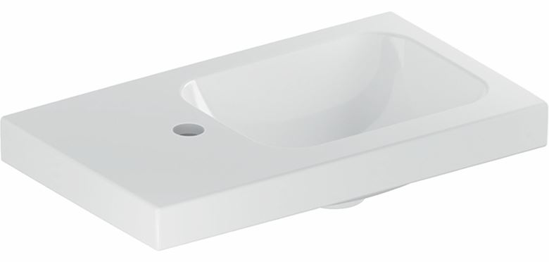 GEBERIT ICON LIGHT umývátko 53 cm, s otvorem pro baterii vlevo, bez přepadu 501.833.00.1 Obrázek - Hlavní obrázek
