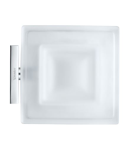 DURAVIT KARREE mýdlenka, nástěnná, sklo, chrom 0099521000 Obrázek - fotka