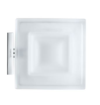 DURAVIT KARREE mýdlenka, nástěnná, sklo, chrom 0099521000 Obrázek - fotka