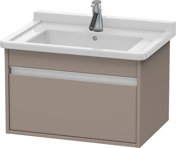 DURAVIT KETHO skříňka pod umyvadlo 65x45,5x41 cm, 1 zásuvka, Basalt matt KT666304343 Obrázek - Hlavní obrázek