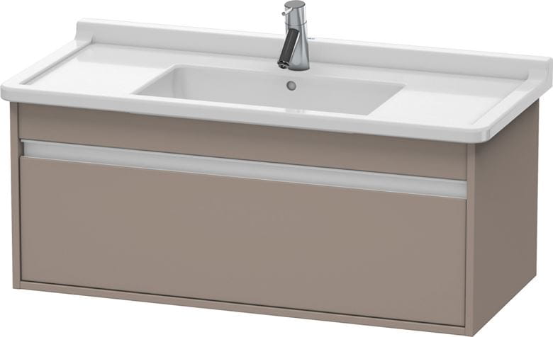 DURAVIT KETHO skříňka pod umyvadlo 100x45,5x41 cm, 1 zásuvka, Basalt matt KT666504343 Obrázek - Hlavní obrázek
