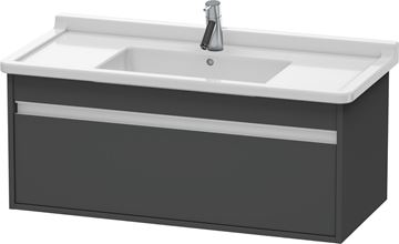 DURAVIT KETHO skříňka pod umyvadlo 100x45,5x41 cm, 1 zásuvka, Graphit matt