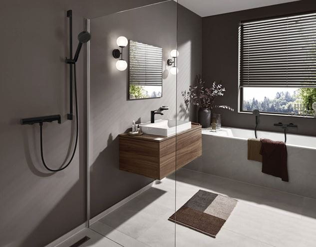 HANSGROHE PULSIFY SELECT S 3JET ruční sprcha pr. 105 mm, Relaxation 3 proudy, matná černá 24110670 Obrázek - fotka