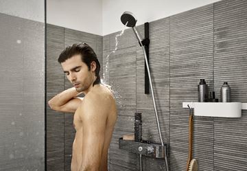 HANSGROHE PULSIFY SELECT S 3JET ruční sprcha pr. 105 mm, Activation 3 proudy, EcoSmart, chrom 24101000 Obrázek - fotka