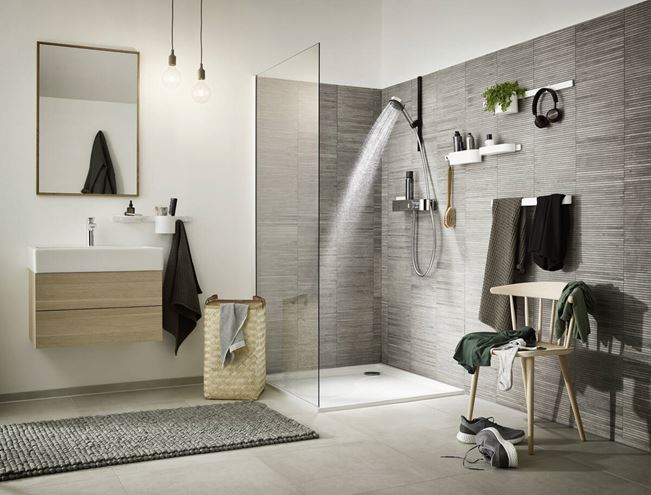 HANSGROHE PULSIFY SELECT S 3JET sprchová souprava 3-dílná, ruční sprcha pr. 105 mm,  Relaxation 3 proudy, hadice, držák, chrom 24302000 Obrázek - fotka