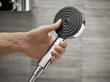HANSGROHE PULSIFY SELECT S 3JET sprchová souprava 3-dílná, ruční sprcha pr. 105 mm, Relaxation 3 proudy, tyč, hadice, chrom 24160000 Obrázek - fotka