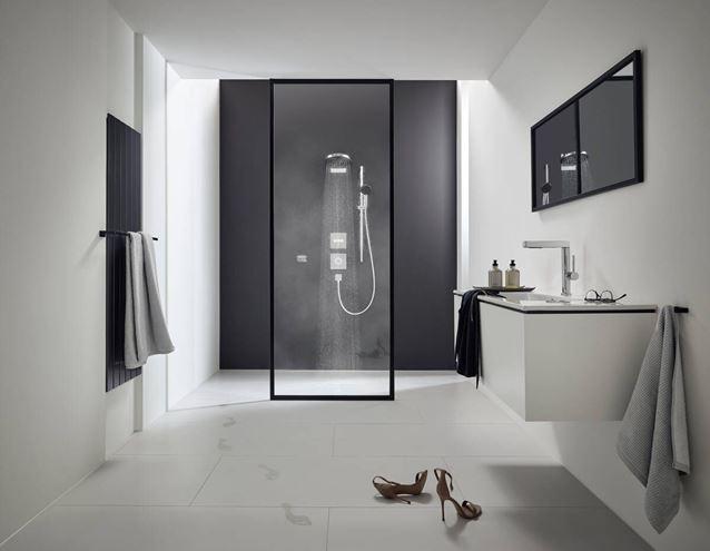 HANSGROHE PULSIFY SELECT S 3JET sprchová souprava 3-dílná, ruční sprcha pr. 105 mm, Relaxation 3 proudy, tyč, hadice, EcoSmart, matná černá 24161670 Obrázek - fotka