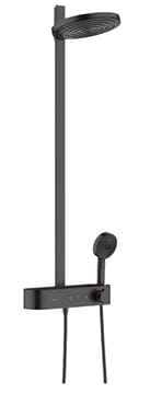 HANSGROHE PULSIFY S SHOWERPIPE 260 sprchový set s temostatickou baterií, horní sprcha, ruční sprcha se 3 proudy, tyč, hadice, matná černá