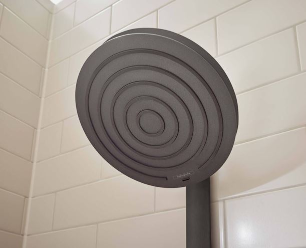 HANSGROHE PULSIFY S SHOWERPIPE 260 sprchový set s temostatickou baterií, horní sprcha, ruční sprcha se 3 proudy, tyč, hadice, matná černá 24240670 Obrázek - fotka