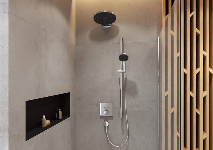 HANSGROHE PULSIFY sprchové rameno 151 mm, nástěnné, chrom 24149000 Obrázek - fotka