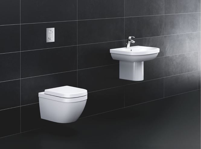 GROHE ARENA COSMOPOLITAN S ovládací tlačítko pro dvě splachování, plast, chrom 37624000 Obrázek - fotka