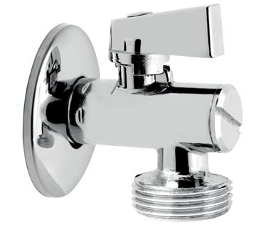 NOVASERVIS pračkový ventil 1/2"x3/4", chrom