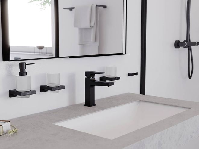 HANSGROHE METROPOL umyvadlová stojánková baterie, s odtokovou soupravou, EcoSmart, chrom 32507000 Obrázek - fotka