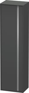 DURAVIT KETHO vysoká skříňka 50x36x180 cm, 1 dvířka, panty vlevo, matný grafit