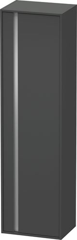 DURAVIT KETHO vysoká skříňka 50x36x180 cm, 1 dvířka, panty vpravo, matný grafit KT1265R4949 Obrázek - Hlavní obrázek