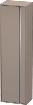 DURAVIT KETHO vysoká skříňka 50x36x180 cm, 1 dvířka, panty vlevo, basalt matt
