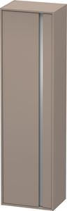 DURAVIT KETHO vysoká skříňka 50x36x180 cm, 1 dvířka, panty vlevo, basalt matt