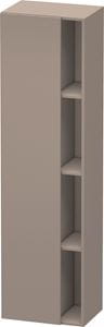 DURAVIT DURASTYLE vysoká skříňka 50x36x180 cm, 1 dvířka, 3 police, panty vlevo, basalt matt