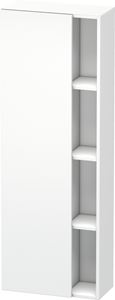 DURAVIT DURASTYLE nízká skříňka 50x24x140 cm, 1 dvířka, 3 police, panty vlevo, matná bílá