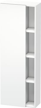 DURAVIT DURASTYLE nízká skříňka 50x24x140 cm, 1 dvířka, 3 police, panty vlevo, matná bílá
