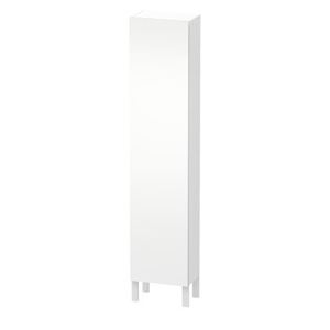 DURAVIT L-CUBE vysoká skříňka 40x24,3x176 cm, 1 dvířka, panty vlevo, Push-open, lesklá bílá