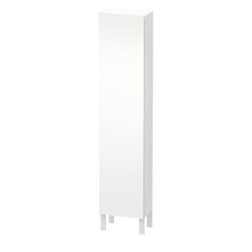 DURAVIT L-CUBE vysoká skříňka 40x24,3x176 cm, 1 dvířka, panty vpravo, Push-open, lesklá bílá