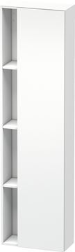DURAVIT DURASTYLE vysoká skříňka 50x24x180 cm, 1 dvířka, 3 police, panty vpravo, matná bílá