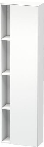 DURAVIT DURASTYLE vysoká skříňka 50x24x180 cm, 1 dvířka, 3 police, panty vpravo, matná bílá DS1248R1818 Obrázek - Hlavní obrázek