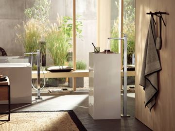 HANSGROHE METROPOL vanová baterie na podlahu, se sprchovou soupravou, chrom 32532000 Obrázek - fotka