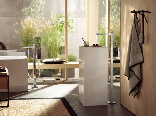 HANSGROHE METROPOL vanová baterie na podlahu, se sprchovou soupravou, chrom 32532000 Obrázek - fotka